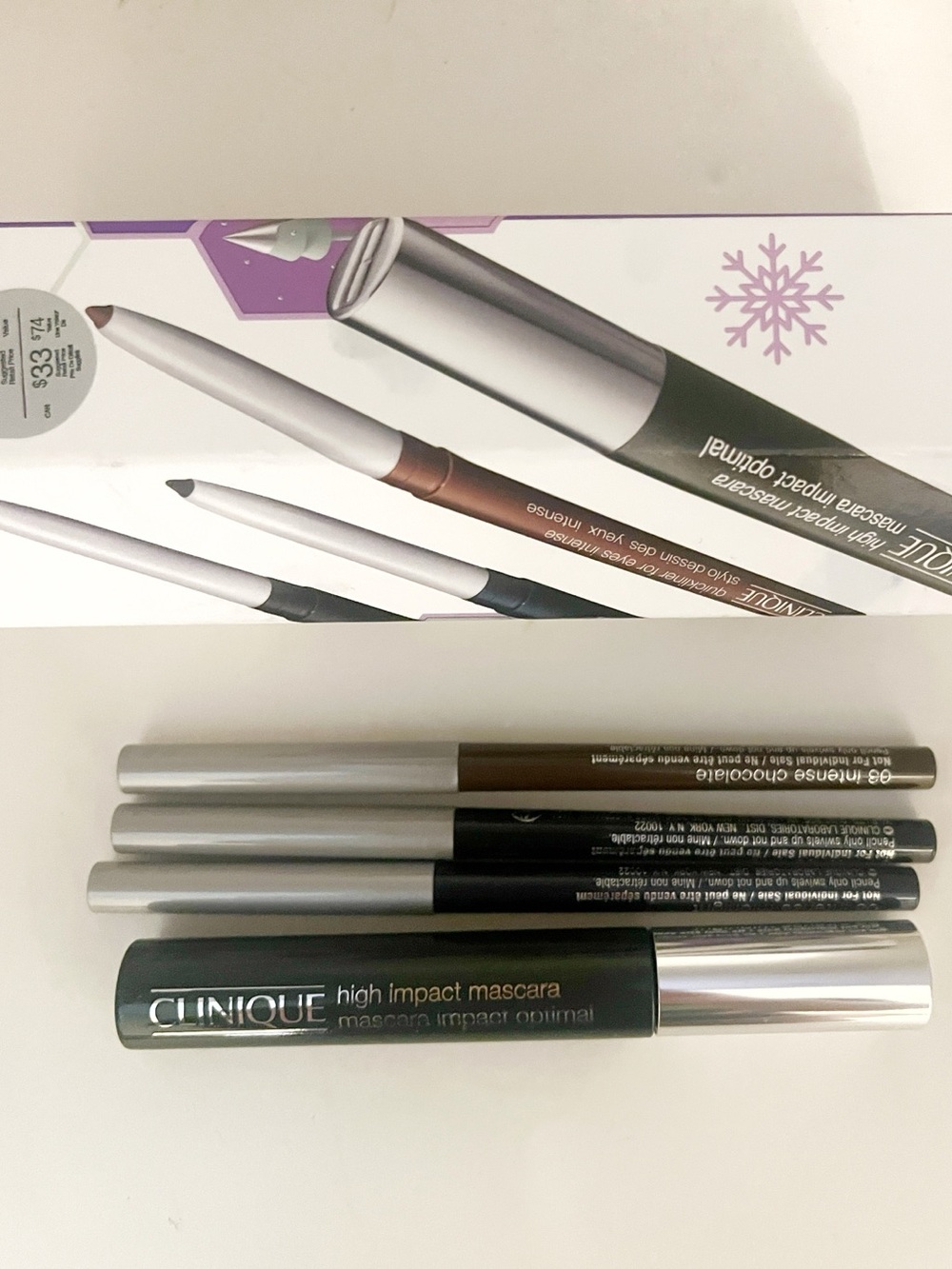 Clinique Mascara and Eyeliners Gift Set